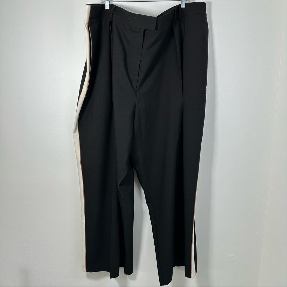 ASOS Curve Tailored Relaxed Pants With Contrast Piping Size 26 - Picture 2 of 10